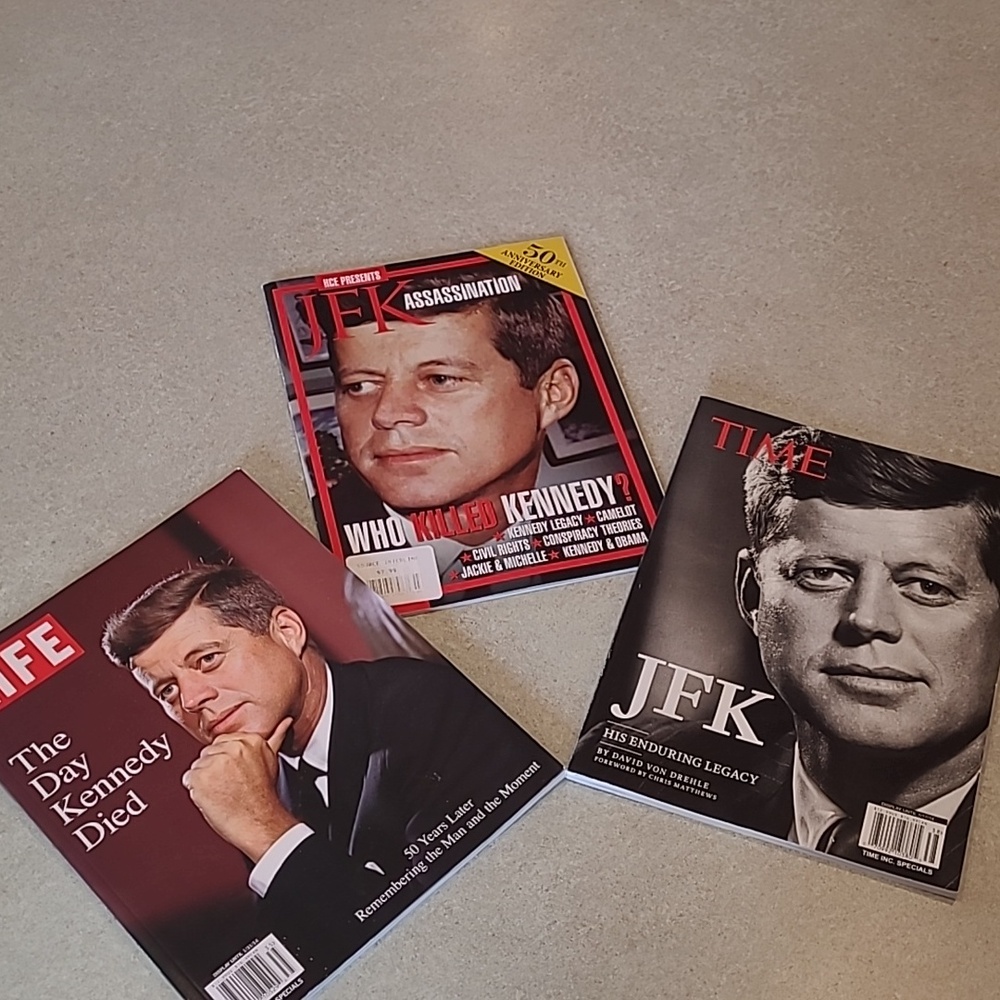 3 2013 JFK magazines 50 years later